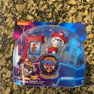 NWT Paw Patrol Marshall Figure with backpack launcher